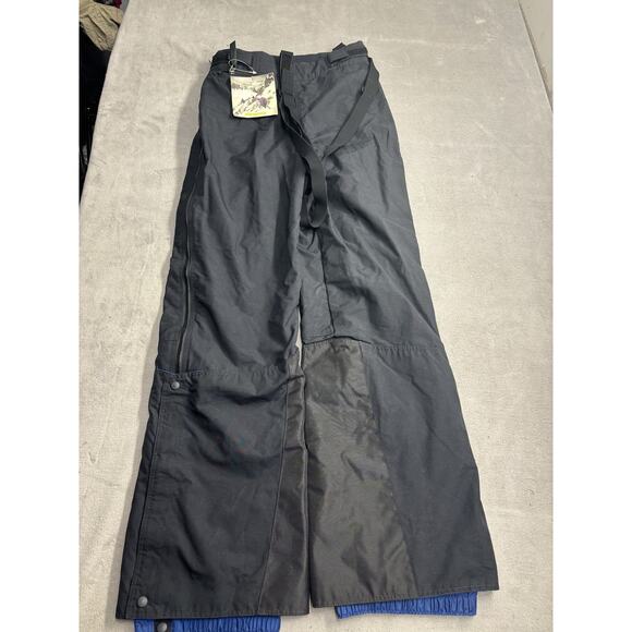 Patagonia Pants Womens 10 Black Snow Ski Waterproof Shell Suspenders Outdoor - Picture 1 of 12